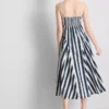 Cotton strappy corset midi dress Cotton strappy corset midi dress