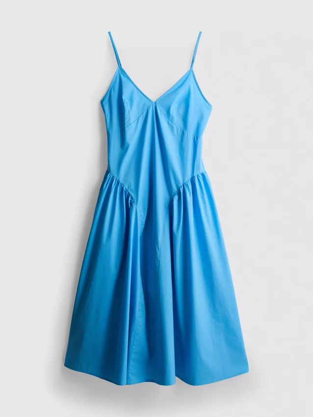 Cotton strappy corset midi dress Cotton strappy corset midi dress