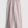 Cotton stripe pajama bottoms Cotton stripe pajama bottoms