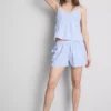 Cotton striped cami pajama top Cotton striped cami pajama top