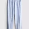 Cotton striped oxford pajama bottoms Cotton striped oxford pajama bottoms