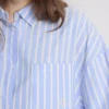 Cotton striped oxford pajama shirt Cotton striped oxford pajama shirt