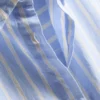 Cotton striped oxford pajama shirt Cotton striped oxford pajama shirt