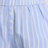 Cotton striped oxford pajama shorts Cotton striped oxford pajama shorts