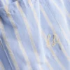 Cotton striped oxford pajama shorts Cotton striped oxford pajama shorts