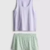 Cotton tank and shorts pajamas Cotton tank and shorts pajamas