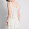 Cotton tiered embroidered mini skirt Cotton tiered embroidered mini skirt