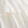 Cotton tiered embroidered mini skirt Cotton tiered embroidered mini skirt