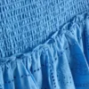 Cotton tiered embroidered mini skirt Cotton tiered embroidered mini skirt