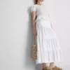 Cotton tiered maxi peasant skirt Cotton tiered maxi peasant skirt