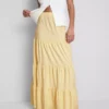 Cotton tiered maxi peasant skirt Cotton tiered maxi peasant skirt