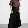 Cotton tiered maxi peasant skirt Cotton tiered maxi peasant skirt