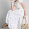 Cotton tiered maxi peasant skirt Cotton tiered maxi peasant skirt