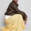 Cotton tiered maxi peasant skirt Cotton tiered maxi peasant skirt
