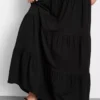 Cotton tiered maxi peasant skirt Cotton tiered maxi peasant skirt