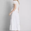 Cotton tiered maxi peasant skirt Cotton tiered maxi peasant skirt