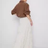 Cotton tiered maxi peasant skirt Cotton tiered maxi peasant skirt