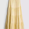 Cotton tiered maxi peasant skirt Cotton tiered maxi peasant skirt
