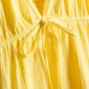 Cotton tiered v-neck mini dress Cotton tiered v-neck mini dress
