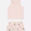 Cotton vest shorty pajamas Cotton vest shorty pajamas