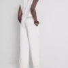 Cotton wide leg embroidered pants Cotton wide leg embroidered pants