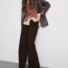 Cozy wide-leg cotton-blend joggers Cozy wide-leg cotton-blend joggers