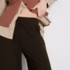 Cozy wide-leg cotton-blend joggers Cozy wide-leg cotton-blend joggers
