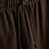 Cozy wide-leg cotton-blend joggers Cozy wide-leg cotton-blend joggers