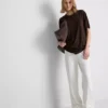 Crew neck longline tee Crew neck longline tee
