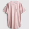 Crew neck longline tee Crew neck longline tee