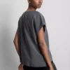 Crew neck roll sleeve tee Crew neck roll sleeve tee