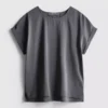 Crew neck roll sleeve tee Crew neck roll sleeve tee