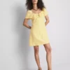 Crinkle cap-sleeve mini dress Crinkle cap-sleeve mini dress