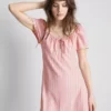 Crinkle cap-sleeve mini dress Crinkle cap-sleeve mini dress