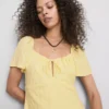 Crinkle cap-sleeve mini dress Crinkle cap-sleeve mini dress