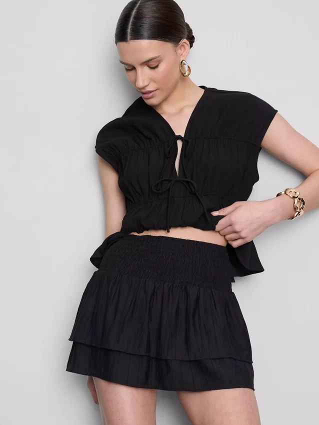 Crinkle rara mini skirt Crinkle rara mini skirt
