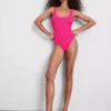 Crinkle scoop back swimsuit Crinkle scoop back swimsuit