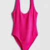 Crinkle scoop back swimsuit Crinkle scoop back swimsuit