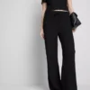 Crinkle straight-leg drawstring pants Crinkle straight-leg drawstring pants