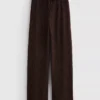 Crinkle straight-leg drawstring pants Crinkle straight-leg drawstring pants
