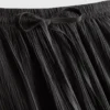 Crinkle wide leg pants