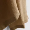Crinkle wide leg pants