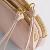 Croc-effect coin purse