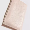 Croc-effect purse