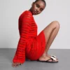 Crochet beach mini dress Crochet beach mini dress