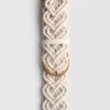 Crochet buckle belt