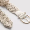 Crochet buckle belt