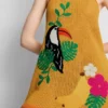 Crochet embroidered beach mini dress Crochet embroidered beach mini dress