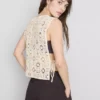 Crochet side-tie tank