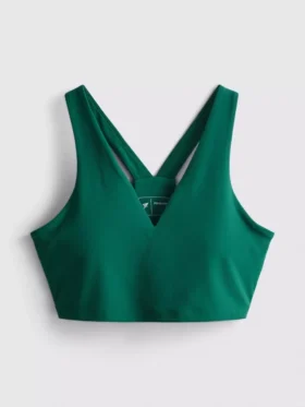 Cropped v-neck active top
